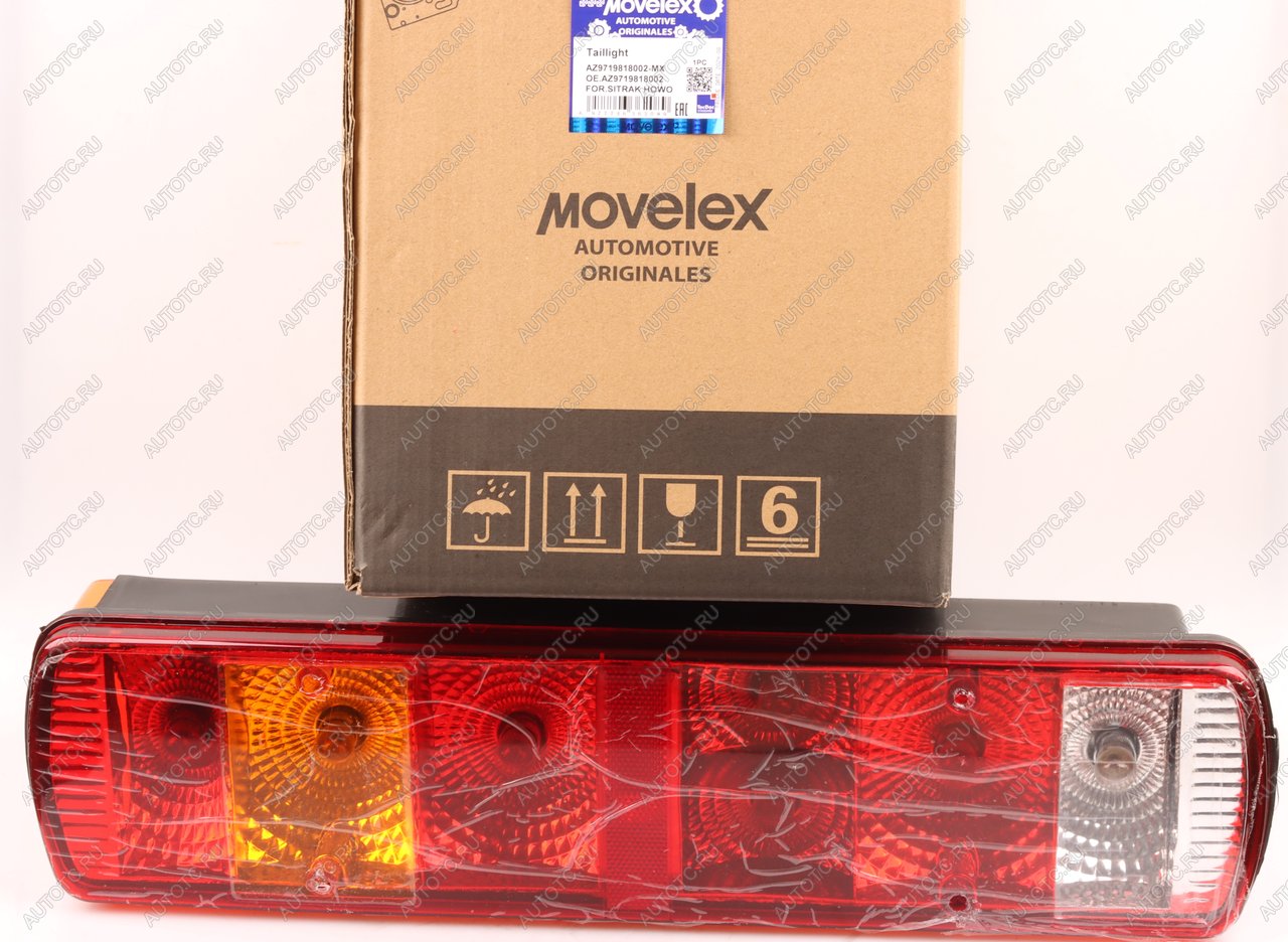 2 299 р. Фонарь задний SITRAK HOWO правый MOVELEX MOVELEX az9719818002-mx  с доставкой в г. Кемерово