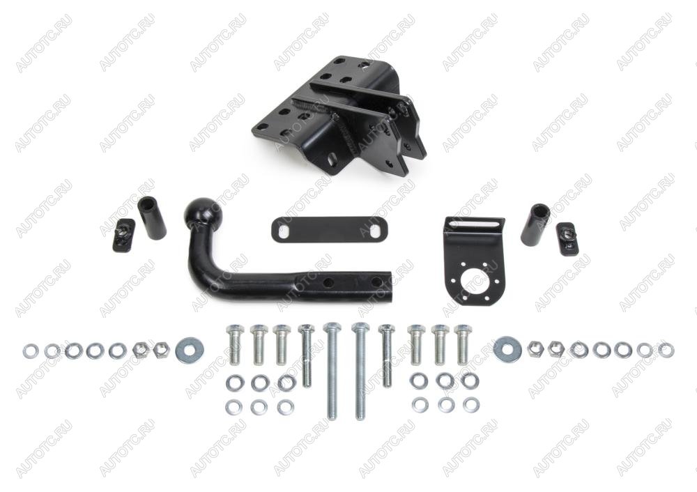 9 799 р. Фаркоп (крепление шара на двух болтах) Atlas Lexus LX500d J310 (2021-2022) (стальной с порошковым покрытием, шар A (F20))  с доставкой в г. Кемерово