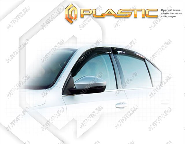 1 999 р. Ветровики дверейClassic полупрозрачныйSkodaOctavia 2013–2016Chrome molding=120,  2010030309231  с доставкой в г. Кемерово