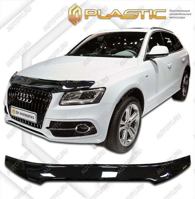 2 199 р. Дефлектор капотаClassic черныйAudiQ5 2012–2016  2010010111304  с доставкой в г. Кемерово