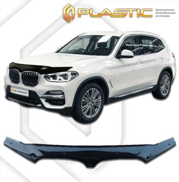 2 199 р. Дефлектор капотаClassic черныйBMWX3 2017-н.в.  2010010114893  с доставкой в г. Кемерово. Увеличить фотографию 1