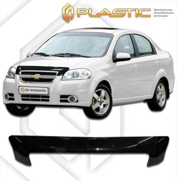1 959 р. Дефлектор капотаClassic черныйChevroletAveo седан2006-2011  2010010101466  с доставкой в г. Кемерово. Увеличить фотографию 1