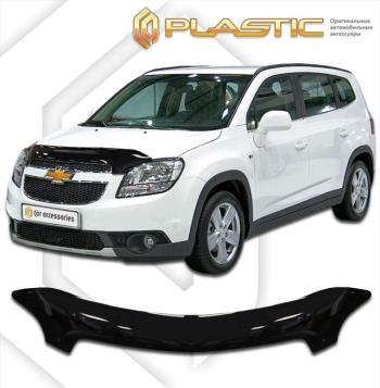 2 299 р. Дефлектор капотаClassic черныйChevroletOrlando 2011–н.в.  2010010106355  с доставкой в г. Кемерово. Увеличить фотографию 1