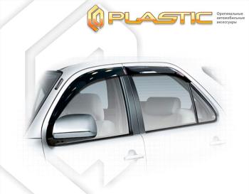 2 299 р. Ветровики дверейClassic полупрозрачныйToyotaFortuner 2012–2015Chrome molding=120,  2010030308685  с доставкой в г. Кемерово. Увеличить фотографию 1