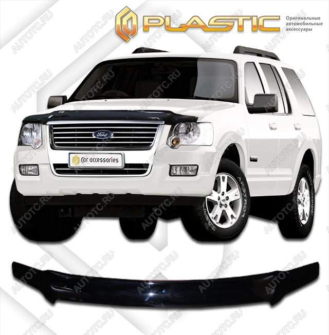 2 199 р. Дефлектор капотаClassic черныйFordExplorer 2005-2010  2010010103460  с доставкой в г. Кемерово