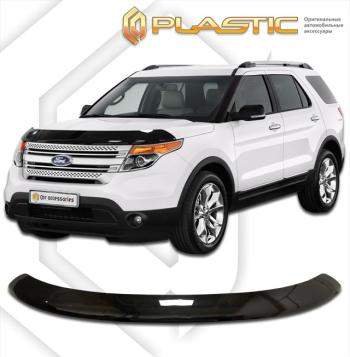 2 199 р. Дефлектор капотаClassic черныйFordExplorer 2011–2015.  2010010107659  с доставкой в г. Кемерово. Увеличить фотографию 1