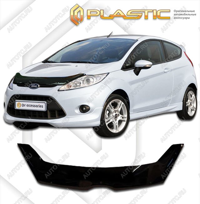2 099 р. Дефлектор капотаClassic черныйFordFiesta 2008–2012  2010010103156  с доставкой в г. Кемерово