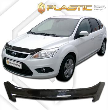 2 099 р. Дефлектор капотаClassic черныйFordFocus 2 седан2008-2011  2010010102722  с доставкой в г. Кемерово. Увеличить фотографию 1