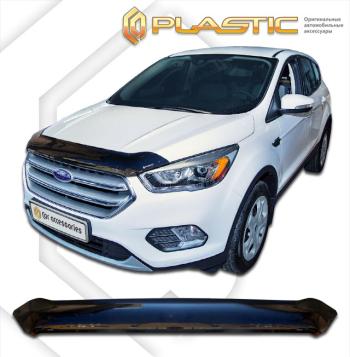 2 099 р. Дефлектор капотаClassic черныйFordKuga 2016-2019  2010010111403  с доставкой в г. Кемерово. Увеличить фотографию 1