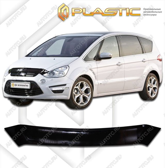 1 999 р. Дефлектор капотаClassic черныйFordS-MAX 2011–2015  2010010106171  с доставкой в г. Кемерово