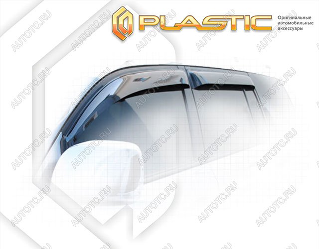 2 299 р. Ветровики дверейClassic полупрозрачныйToyotaLand Cruiser 1001998-2002J100,J105Chrome molding=120,  2010030305196  с доставкой в г. Кемерово