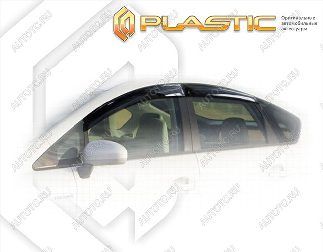 2 179 р. Ветровики дверейClassic полупрозрачныйToyotaPrius 2009–2016ZVW30Chrome molding=120,  2010030309620  с доставкой в г. Кемерово
