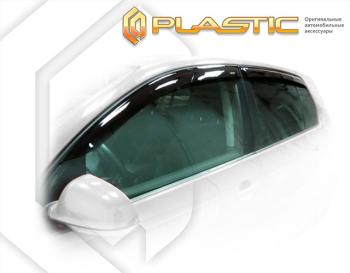 2 199 р. Ветровики дверейClassic полупрозрачныйVolkswagenGolf V2003-2008Chrome molding=120,  2010030301440  с доставкой в г. Кемерово. Увеличить фотографию 1