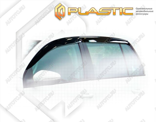 2 199 р. Ветровики дверейClassic полупрозрачныйVolkswagenGolf VI2009–2012  2010030306629  с доставкой в г. Кемерово