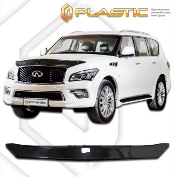2 099 р. Дефлектор капотаClassic черныйInfinitiQX80 I поколение, рест. 1, джипsuv 5 дв.2013 – 2017Z62  2010010114053  с доставкой в г. Кемерово. Увеличить фотографию 1