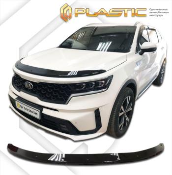 2 099 р. Дефлектор капотаClassic черныйKiaSorento IV поколение, джипsuv 5 дв., рынок РФ 2020 - 2022MQ4  2010010116125  с доставкой в г. Кемерово. Увеличить фотографию 1