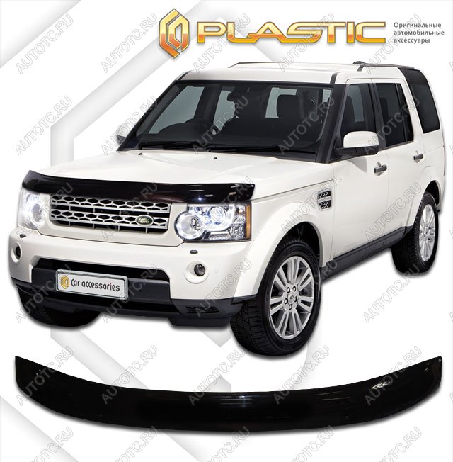 2 379 р. Дефлектор капотаClassic черныйLand RoverDiscovery 4 поколение, джипsuv 5 дв. 2009 - 2013L319  2010010105136  с доставкой в г. Кемерово