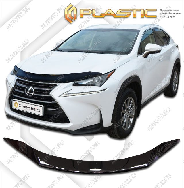 2 099 р. Дефлектор капотаClassic черныйLexusNX I поколение, I поколение рест., джипsuv 5 дв.2014 – 2021Z10  2010010110383  с доставкой в г. Кемерово