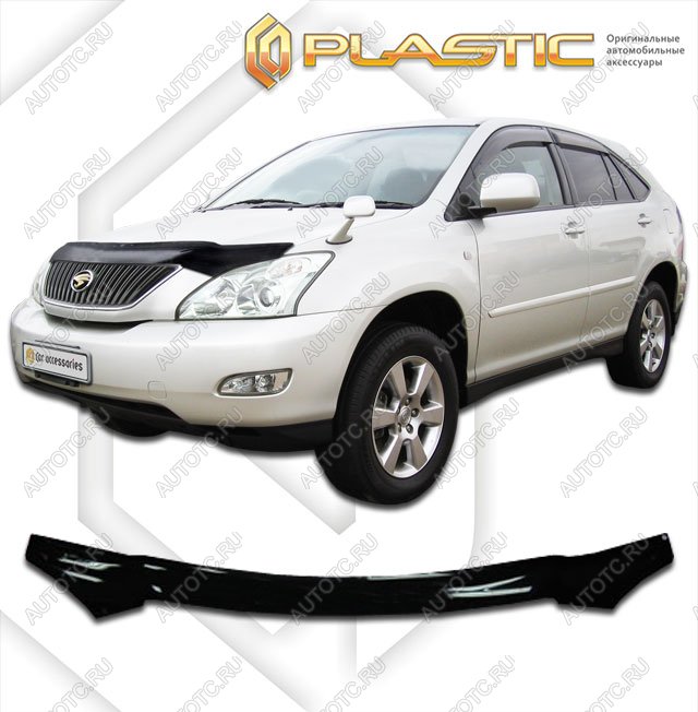 2 199 р. Дефлектор капотаClassic черныйLexusRX 2003-2009U30-U38  2010010104276  с доставкой в г. Кемерово