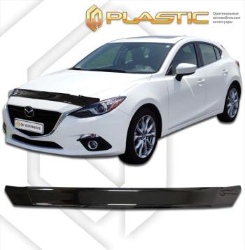 1 999 р. Дефлектор капотаClassic черныйMazda3 хэтчбэк2013–2019BM  2010010109585  с доставкой в г. Кемерово. Увеличить фотографию 1