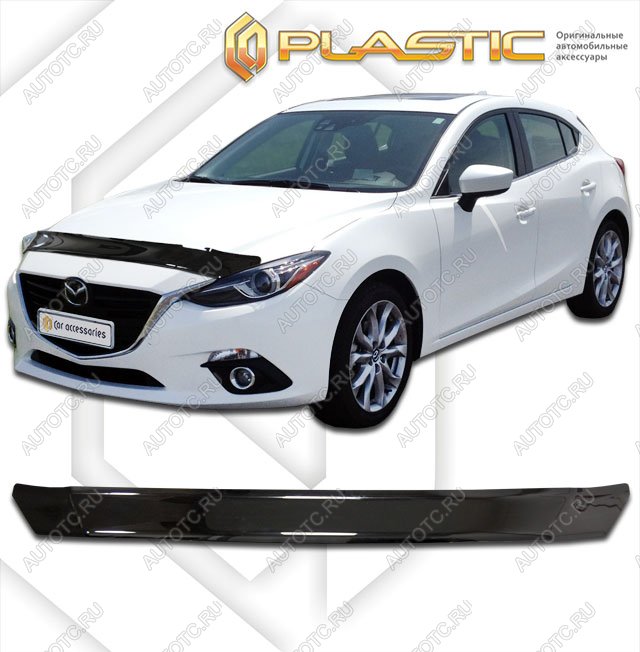 1 999 р. Дефлектор капотаClassic черныйMazda3 хэтчбэк2013–2019BM  2010010109585  с доставкой в г. Кемерово