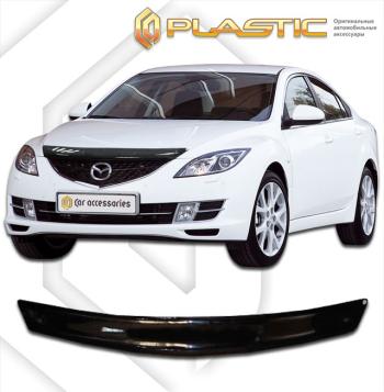1 869 р. Дефлектор капотаClassic черныйMazda6 седан 2007-2012GH  2010010103323  с доставкой в г. Кемерово. Увеличить фотографию 1