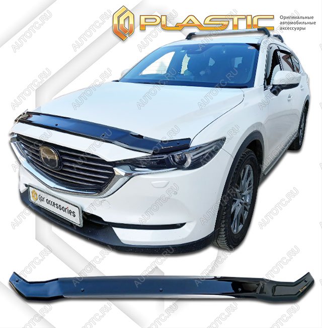 2 099 р. Дефлектор капотаClassic черныйMazdaCX-8 I поколение, I поколение рестайлинг, джипsuv 5 дв.2017 - 20223DA-KG2P, 6BA-KG5P, 5BA-KG5P  2010010117269  с доставкой в г. Кемерово