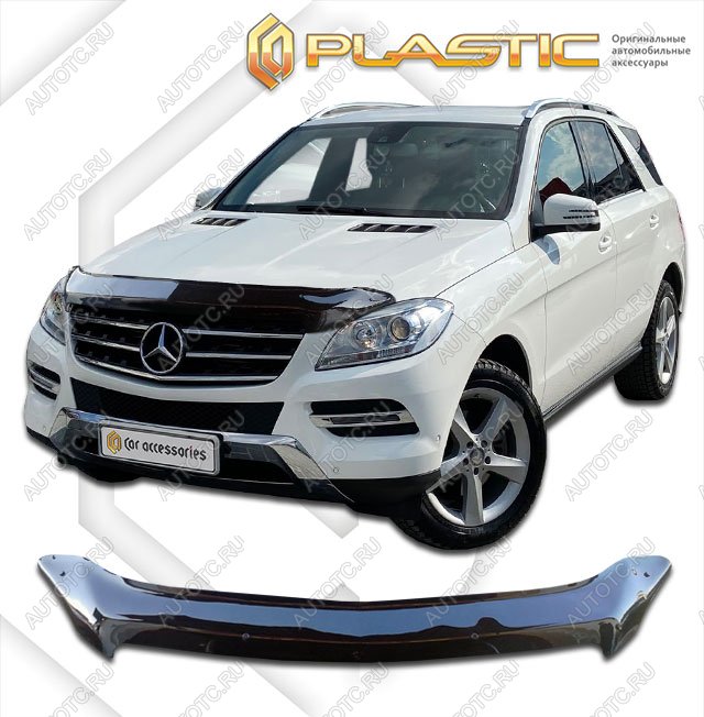 2 199 р. Дефлектор капотаClassic черныйMercedes-BenzML 2012-2015W166  2010010107130  с доставкой в г. Кемерово