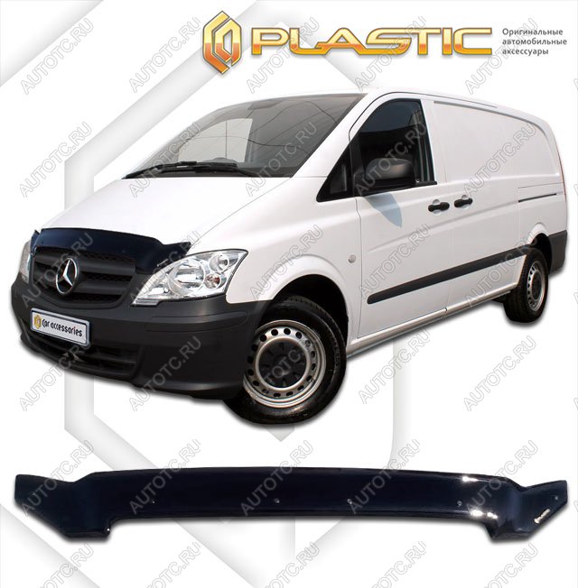 2 099 р. Дефлектор капотаClassic черныйMercedes-BenzVito 2003–2014  2010010107055  с доставкой в г. Кемерово
