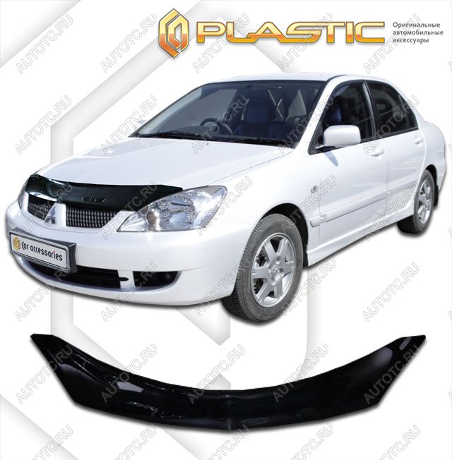 2 199 р. Дефлектор капотаClassic черныйMitsubishiLancer 2005-2007  2010010100988  с доставкой в г. Кемерово