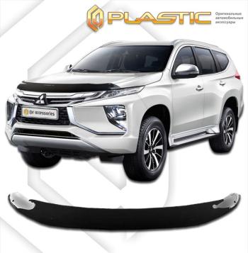 2 299 р. Дефлектор капотаClassic черныйMitsubishiPajero Sport2019-н.в.рестайлинг  2010010116668  с доставкой в г. Кемерово. Увеличить фотографию 1
