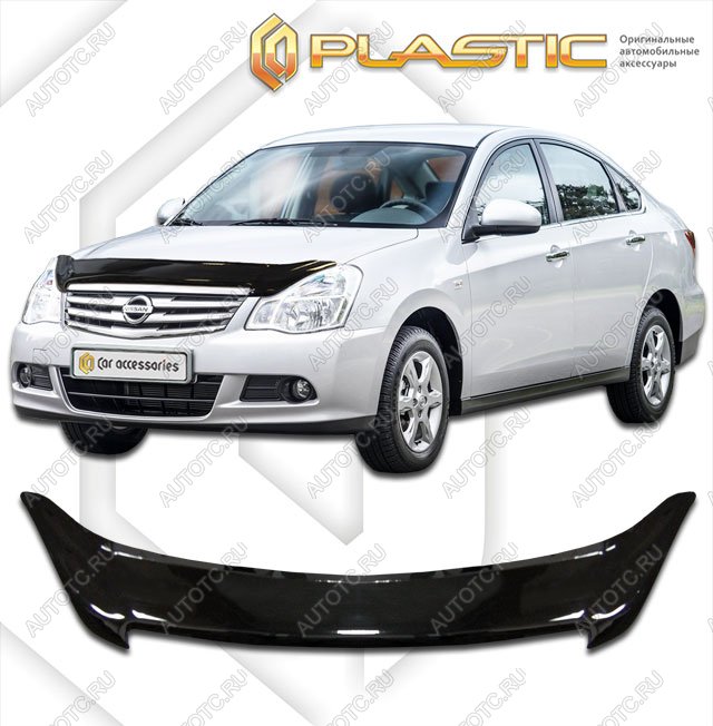 2 199 р. Дефлектор капотаClassic черныйNissanAlmera 2012–н.в.G15  2010010108571  с доставкой в г. Кемерово