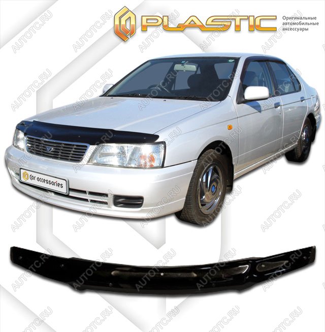 1 999 р. Дефлектор капотаClassic черныйNissanBluebird 1995-2000U14  2010010100766  с доставкой в г. Кемерово