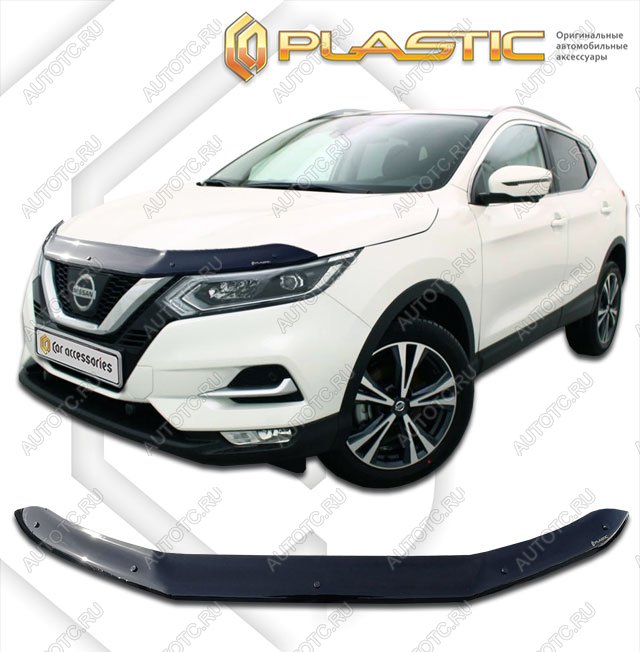 1 999 р. Дефлектор капотаClassic черныйNissanQashqai 2018–н.в.J11  2010010114398  с доставкой в г. Кемерово