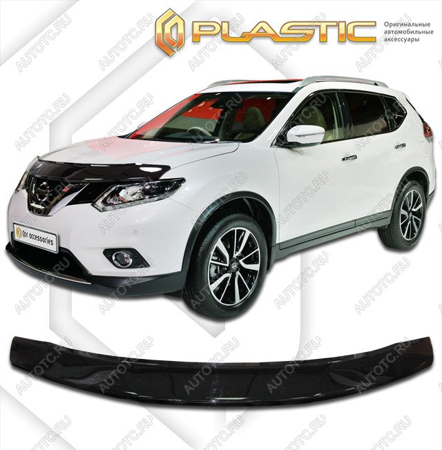 2 199 р. Дефлектор капотаClassic черныйNissanX-Trail III поколение, джипsuv 5 дв.2014-2022T32  2010010110932  с доставкой в г. Кемерово