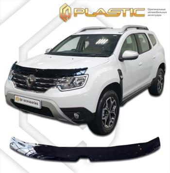 2 099 р. Дефлектор капотаClassic черныйRenaultDuster 2020-н.в.  2010010116064  с доставкой в г. Кемерово. Увеличить фотографию 1