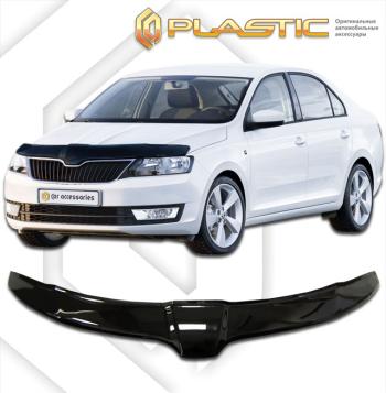 2 379 р. Дефлектор капотаClassic черныйSkodaRapid 2013–2020  2010010109929  с доставкой в г. Кемерово. Увеличить фотографию 1