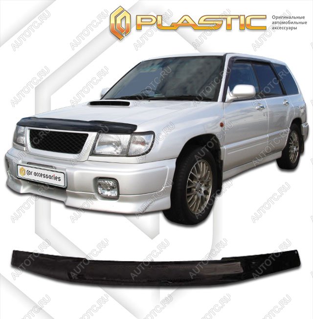 1 999 р. Дефлектор капотаClassic черныйSubaruForester 1997-2000SF5, SF9  2010010100094  с доставкой в г. Кемерово