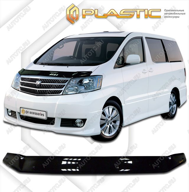 2 199 р. Дефлектор капотаClassic черныйToyotaAlphard 2003–2008  2010010103002  с доставкой в г. Кемерово