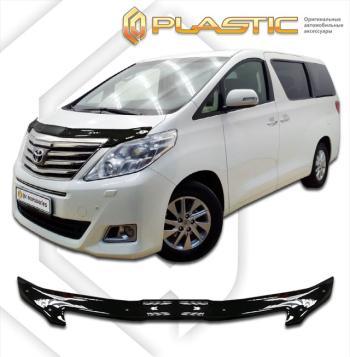 2 299 р. Дефлектор капотаClassic черныйToyotaAlphard 2011-2015DBA-GGH20W, ATH20W, ANH20W, ANH25W, GGH20W, GGH25W  2010010113537  с доставкой в г. Кемерово. Увеличить фотографию 1