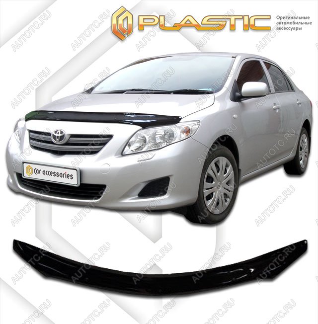 2 099 р. Дефлектор капотаClassic черныйToyotaCorolla Cедан2007-2010E150  2010010102012  с доставкой в г. Кемерово