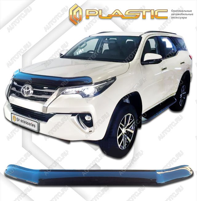 2 379 р. Дефлектор капотаClassic черныйToyotaFortuner 2015–н.в. GUN156, TGN156  2010010113179  с доставкой в г. Кемерово