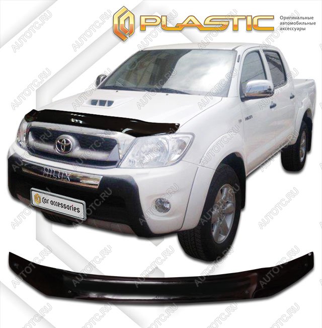 2 099 р. Дефлектор капотаClassic черныйToyotaHilux 2005-2011  2010010106102  с доставкой в г. Кемерово