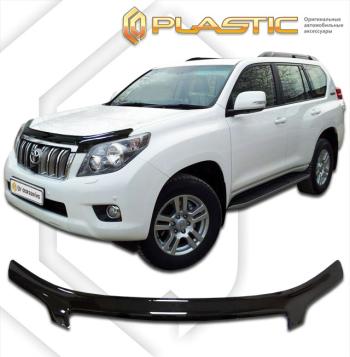 2 299 р. Дефлектор капотаClassic черныйToyotaLand Cruiser Prado IV поколение, джипsuv 5 дв. 2009-2013J150  2010010104863  с доставкой в г. Кемерово. Увеличить фотографию 1
