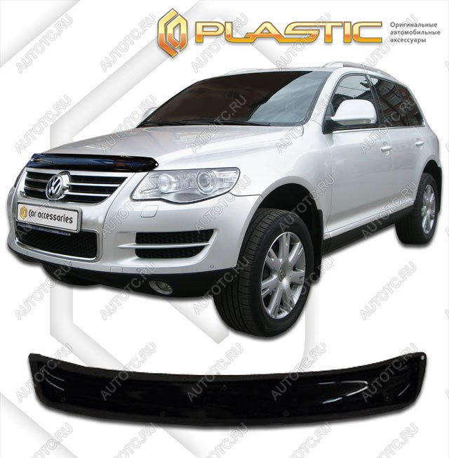 1 999 р. Дефлектор капотаClassic черныйVolkswagenTouareg 2007-20097LA, 7L6, 7L7  2010010101282  с доставкой в г. Кемерово