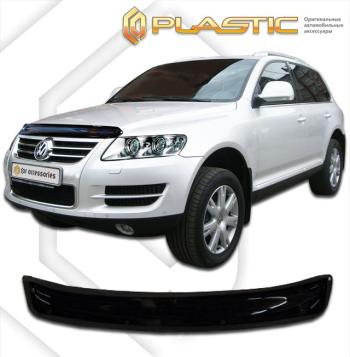 1 999 р. Дефлектор капотаClassic черныйVolkswagenTouareg 2002-2006  2010010108069  с доставкой в г. Кемерово. Увеличить фотографию 1