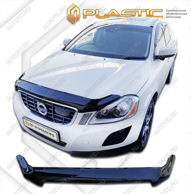 2 299 р. Дефлектор капотаClassic черныйVolvoXC60 2009-2013  2010010103347  с доставкой в г. Кемерово