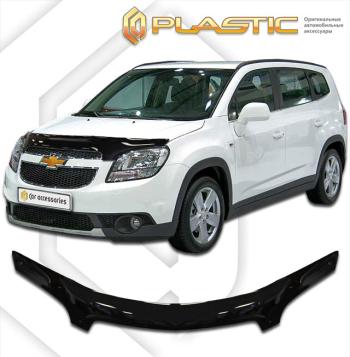 2 499 р. Дефлектор капота (exclusive)Classic черныйChevroletOrlando 2011–н.в.  2010060106350  с доставкой в г. Кемерово. Увеличить фотографию 1