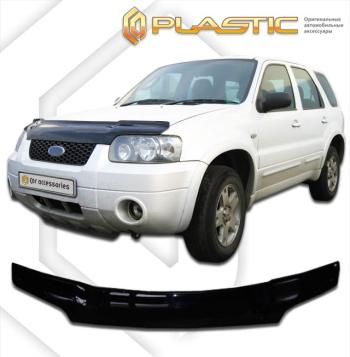 2 379 р. Дефлектор капота (exclusive)Classic черныйFordEscape 2000-2007  2010060104233  с доставкой в г. Кемерово. Увеличить фотографию 1