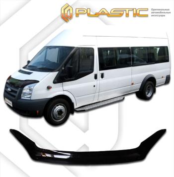 3 099 р. Дефлектор капота (exclusive)Classic черныйFordTransit 2006–н.в.  2010060103854  с доставкой в г. Кемерово. Увеличить фотографию 1